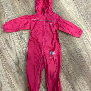 Kids Pink Raincoat